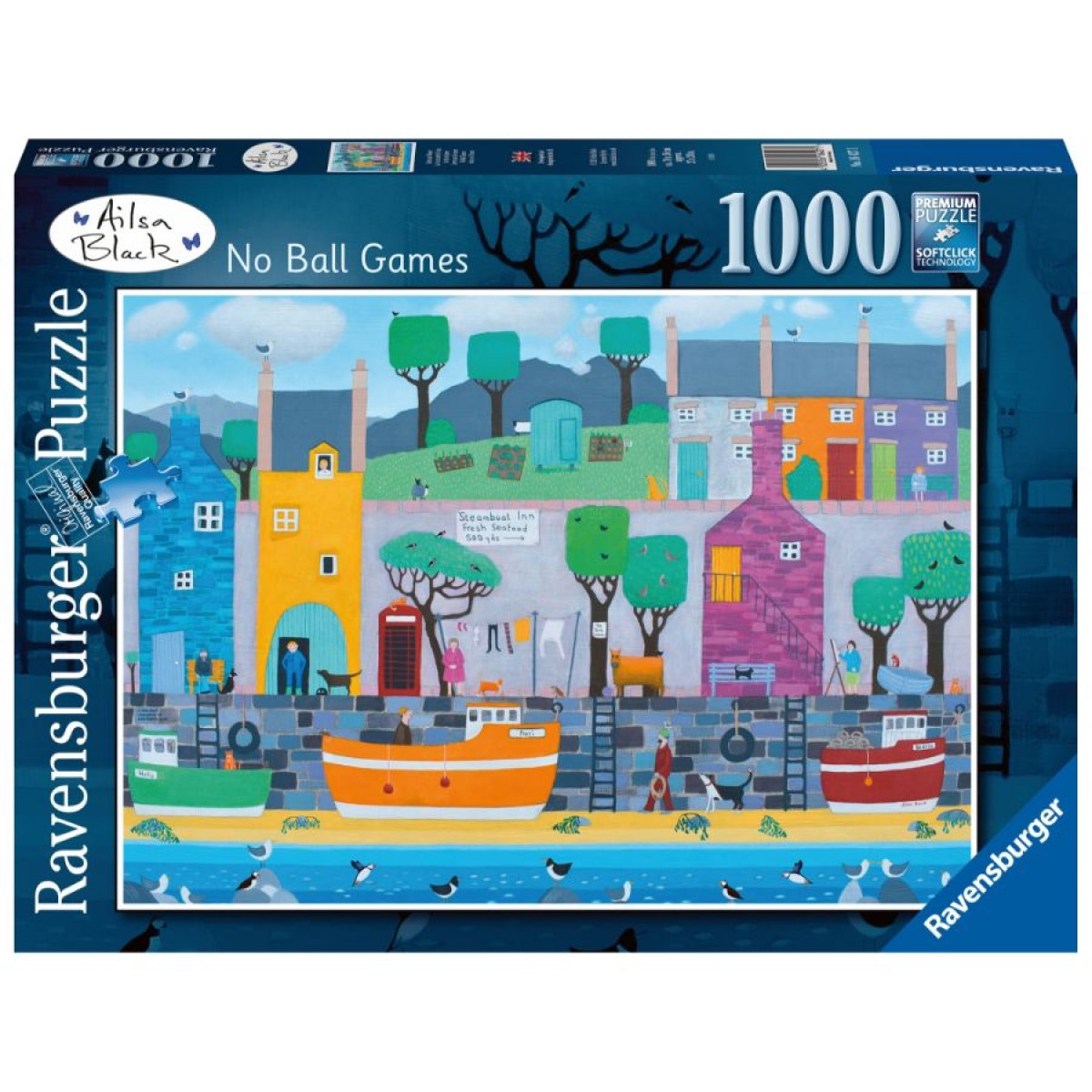 Ravensburger No Ball Games Alisa Black 1000 Piece Jigsaw Puzzle
