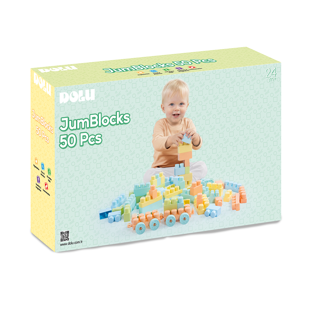 Dolu Jumbo Blocks Building Set 50 Pieces