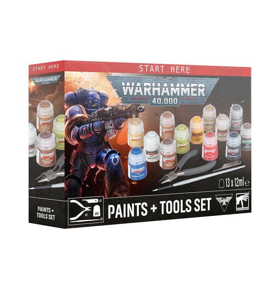 Warhammer 40,000: Paints & Tools Set