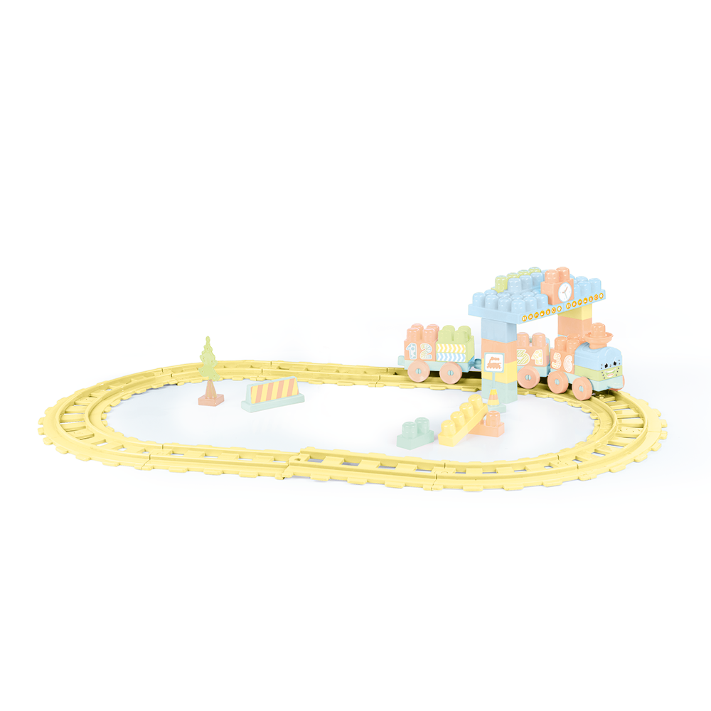 Dolu Train Set Building Set 58 Pieces