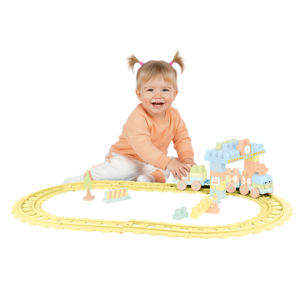 Dolu Train Set Building Set 58 Pieces