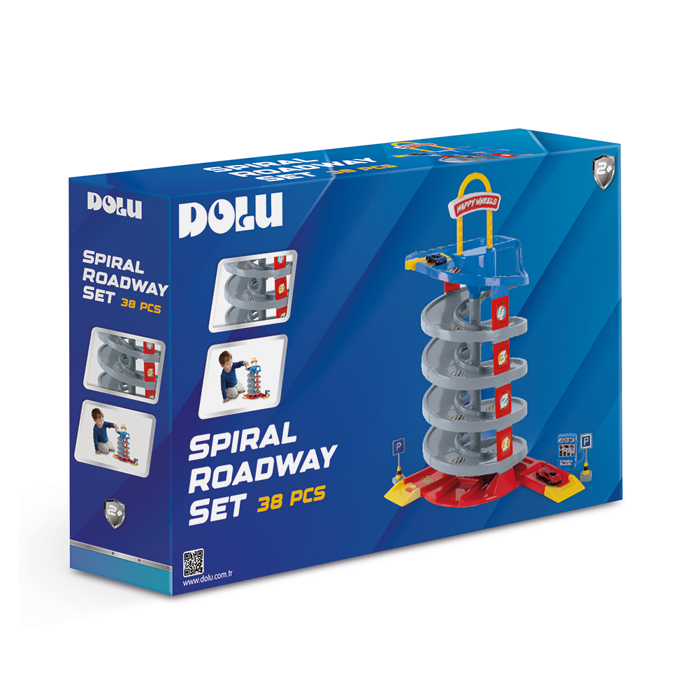 Dolu Spiral Roadway Track Play Set