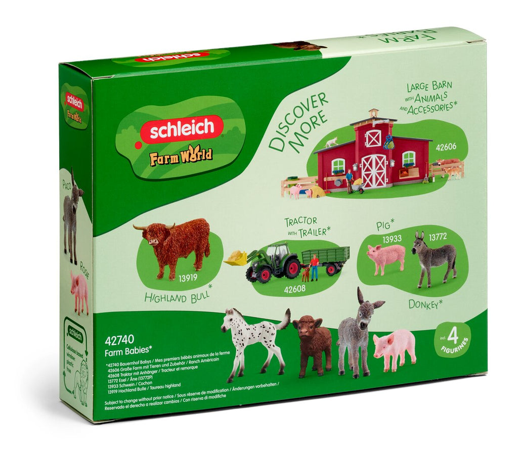 Schleich Farm Babies Figure Set