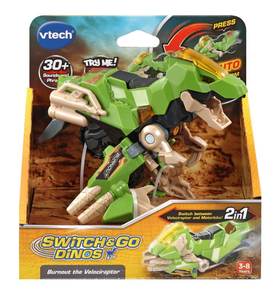 Switch & Go Dinos® Burnout the Velociraptor