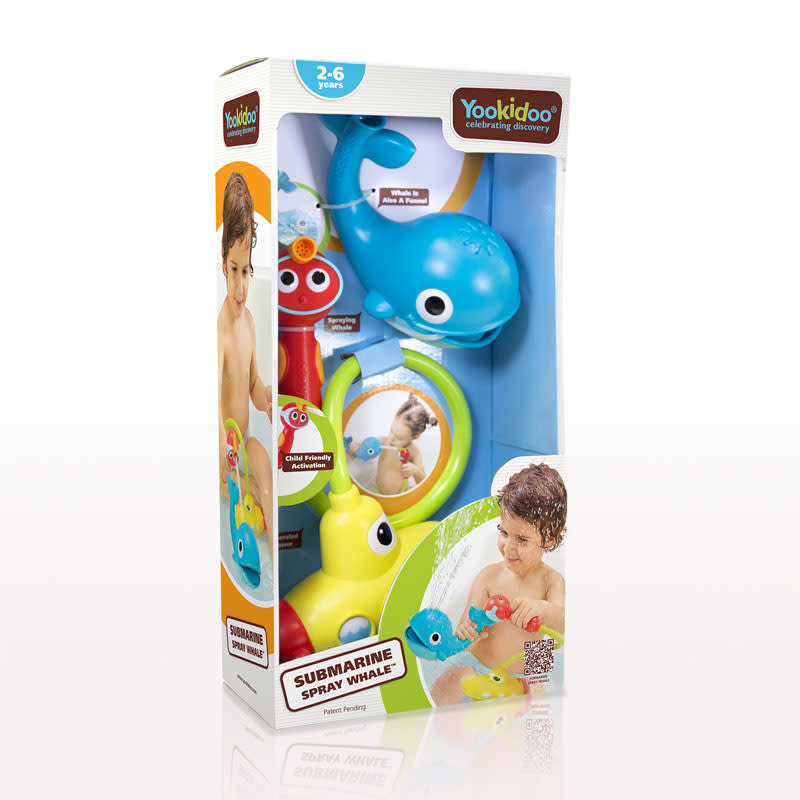 Yookidoo Submarine Spray Whale Bath Toy