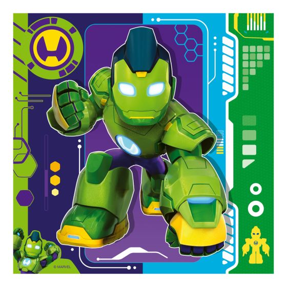 Ravensburger Iron Man & His Awesome Friends 3x49 Piece Jigsaw Puzzle