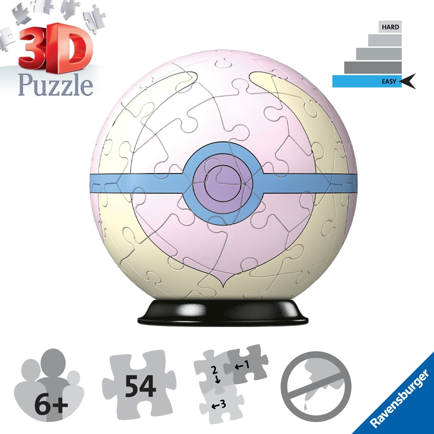 Pokemon Heal 3D Puzzle, 54pc