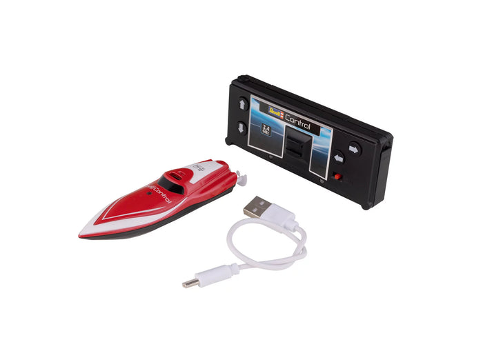 Revell Control Mini RC Speedboat Red