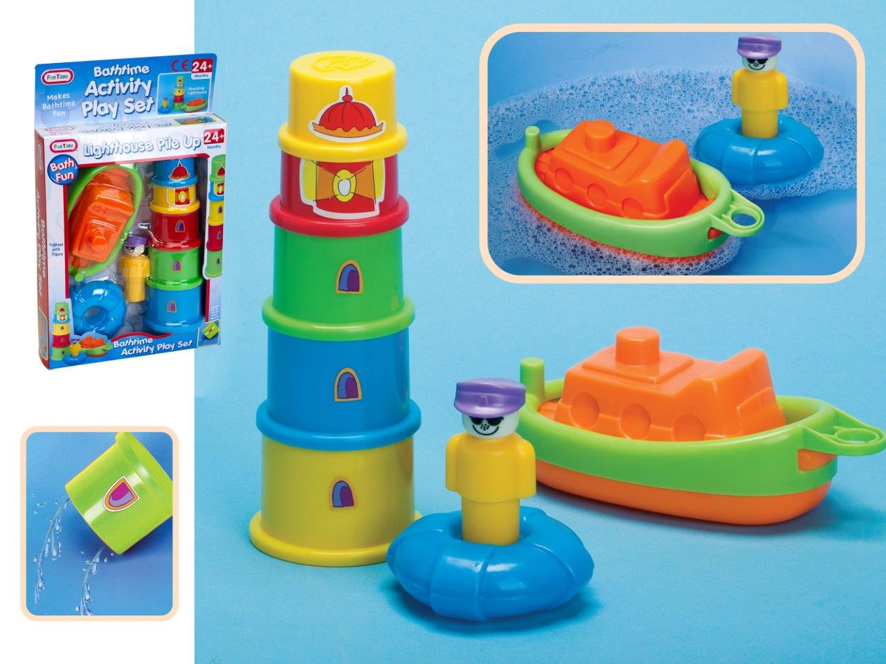 Lighthouse Bath Time Set