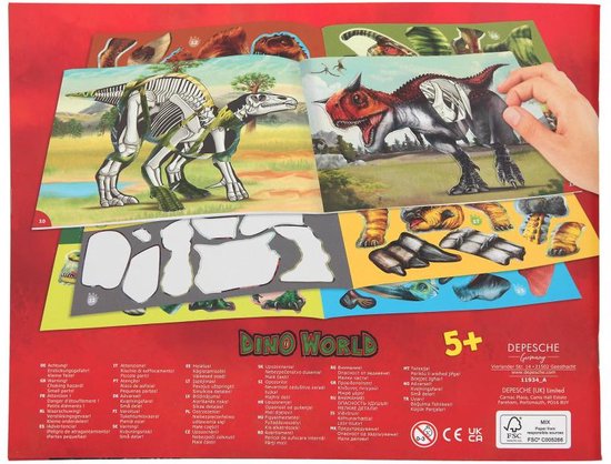 Dino World Sticker Fun