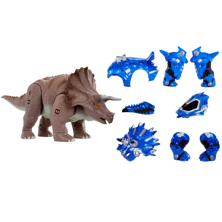 Armorsaurs Armor-Up Triceratops Cobalt Dinosaur Figure
