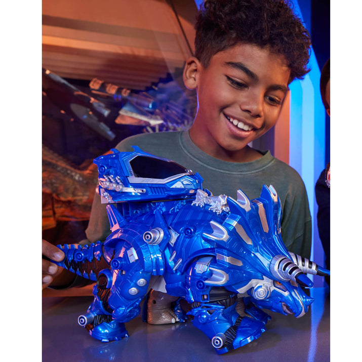 Armorsaurs Armor-Up Triceratops Cobalt Dinosaur Figure