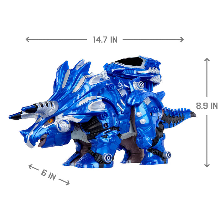 Armorsaurs Armor-Up Triceratops Cobalt Dinosaur Figure