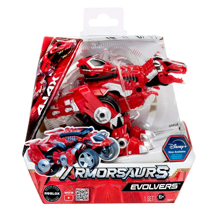 Armorsaurs Evolver Ajax Transforming Dinosaur Figure