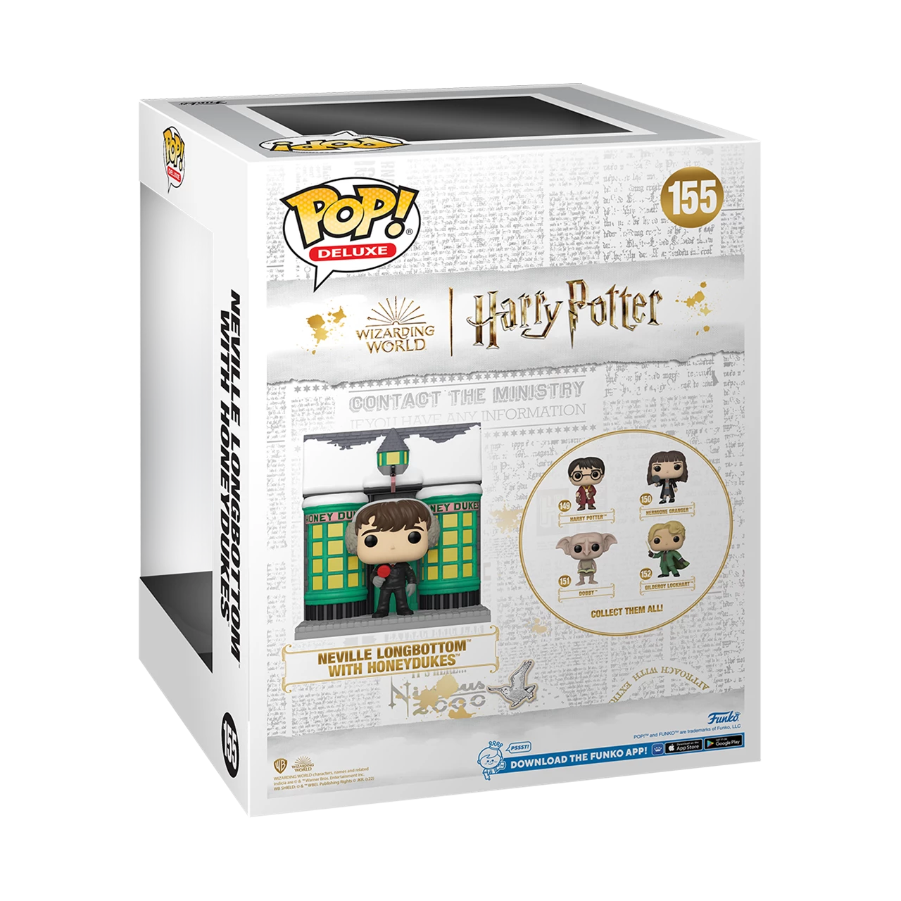 POP Deluxe Harry Potter Hogsmeade Honeydukes With Neville