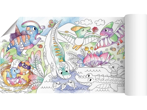 Colouring Poster Dinosaur