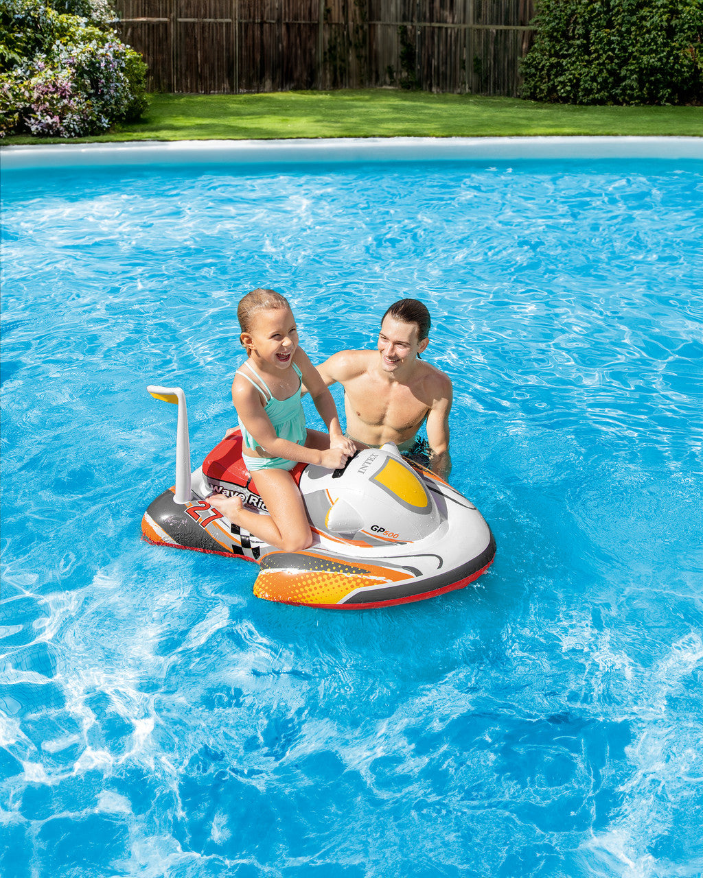 Wave Rider Inflatable Ride-On Float 46 x 30.5 Inch