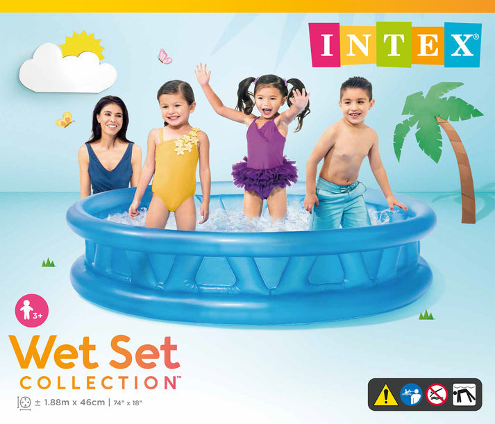Intex Soft Side Paddling Pool 74 Inch