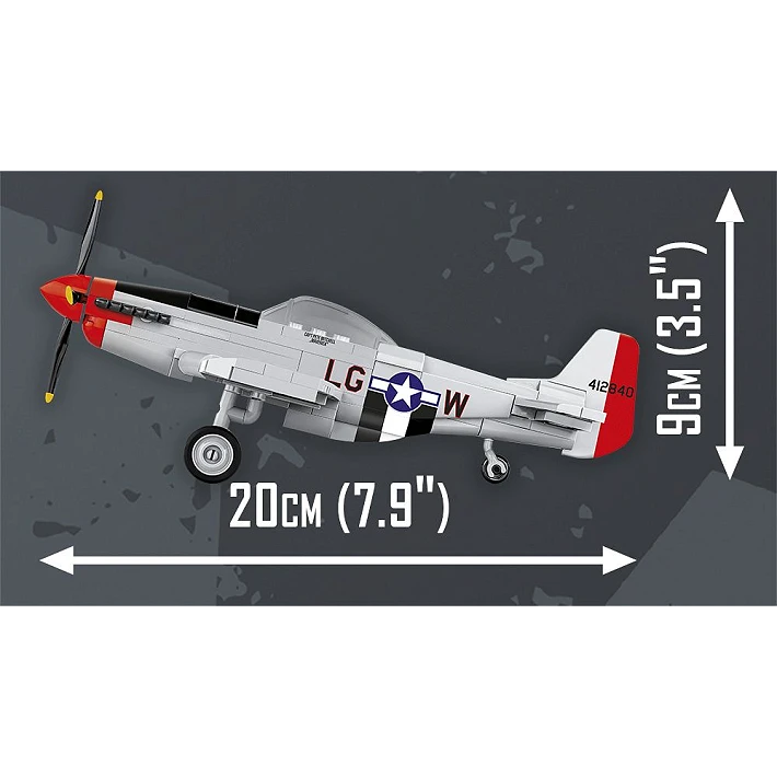 COBI Top Gun P-51D Mustang Aircraft Building Set 304 Pieces