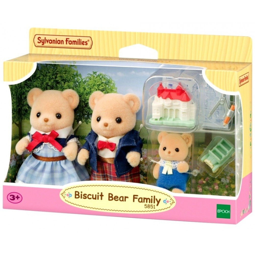 Sylvanian Families Biscuit Bear Family