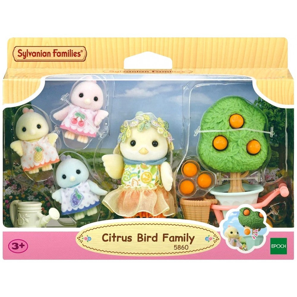 Sylvanian Families Citrus Bird Family