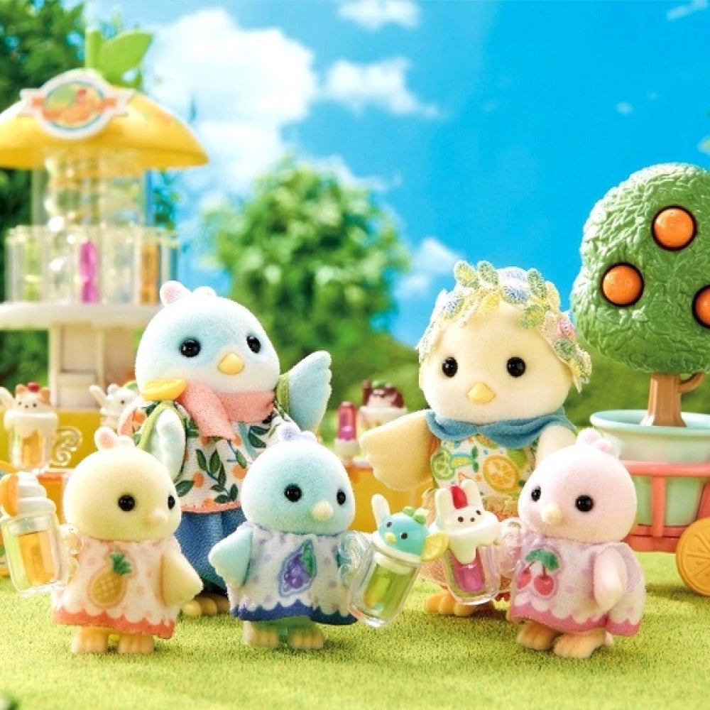 Sylvanian Families Citrus Bird Family