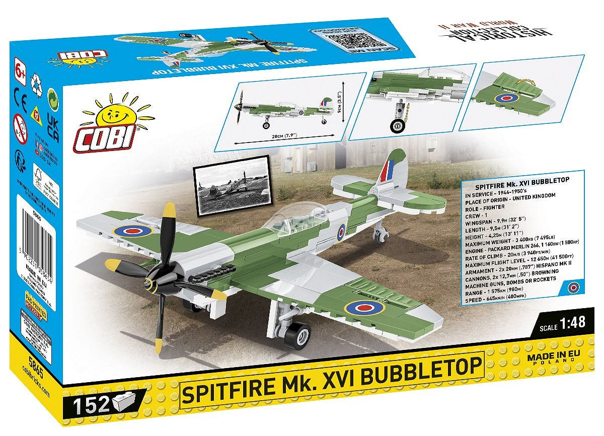 Spitfire Mk. XVI Bubbletop - Moons Toystore