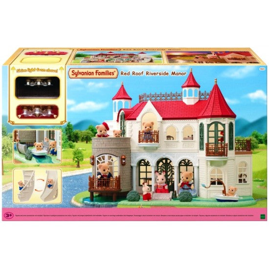 Sylvanian Families Red Roof Riverside Manor Dollhouse