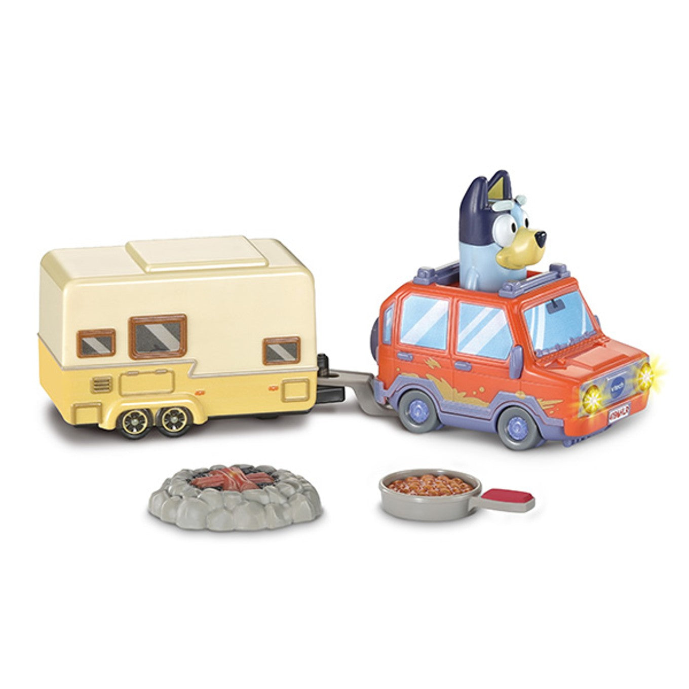 VTech Toot-Toot Drivers Bluey Family Car and Caravan Playset