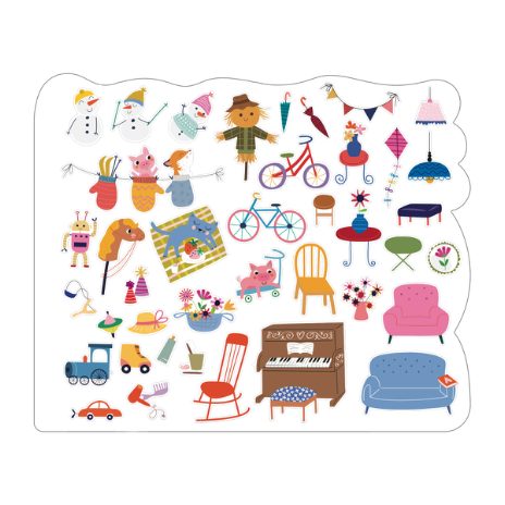 Sticker Book Forest