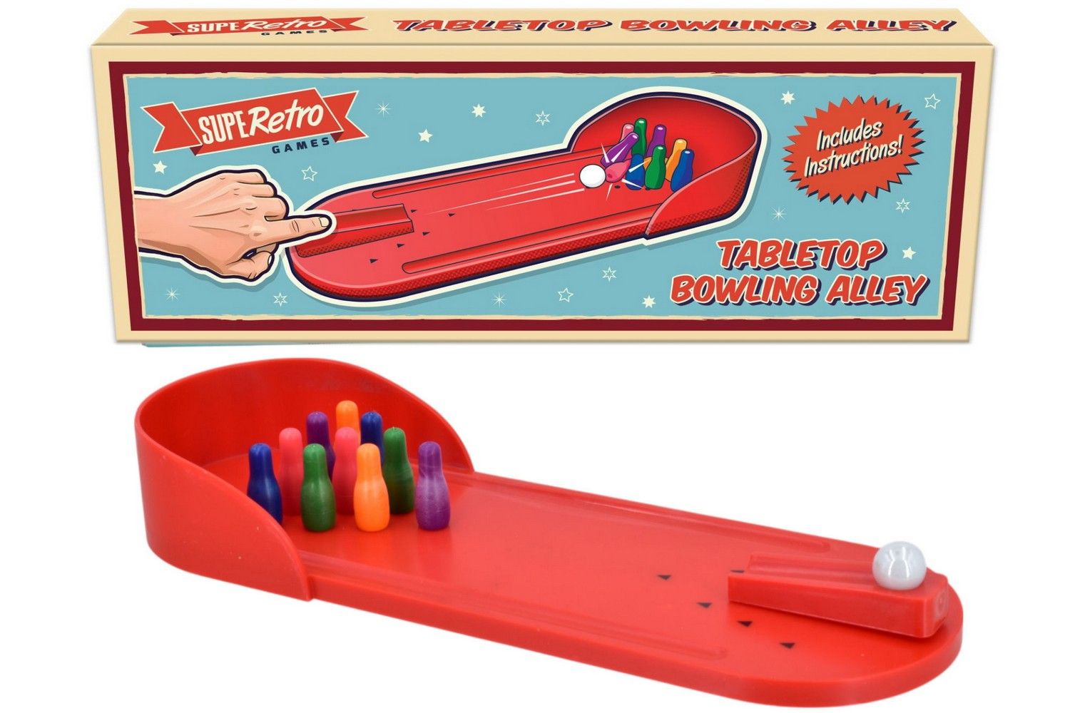 Retro Desk Top Bowling Game