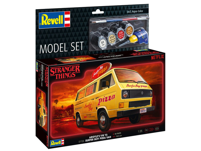 Revell Stranger Things Argyle's VW T3 Surfer Boy Model Kit