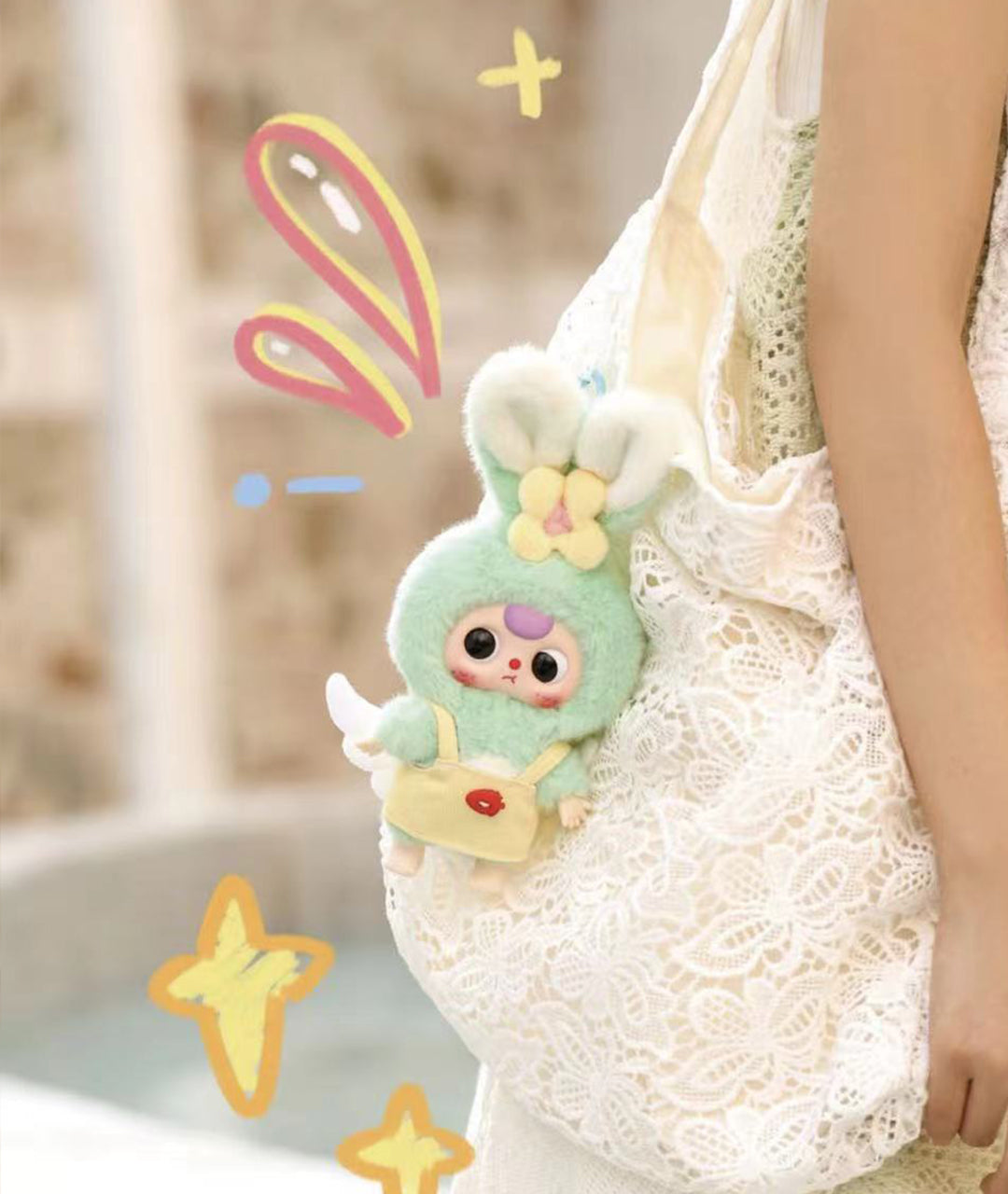Baby Three - Macaron Cute Bunny