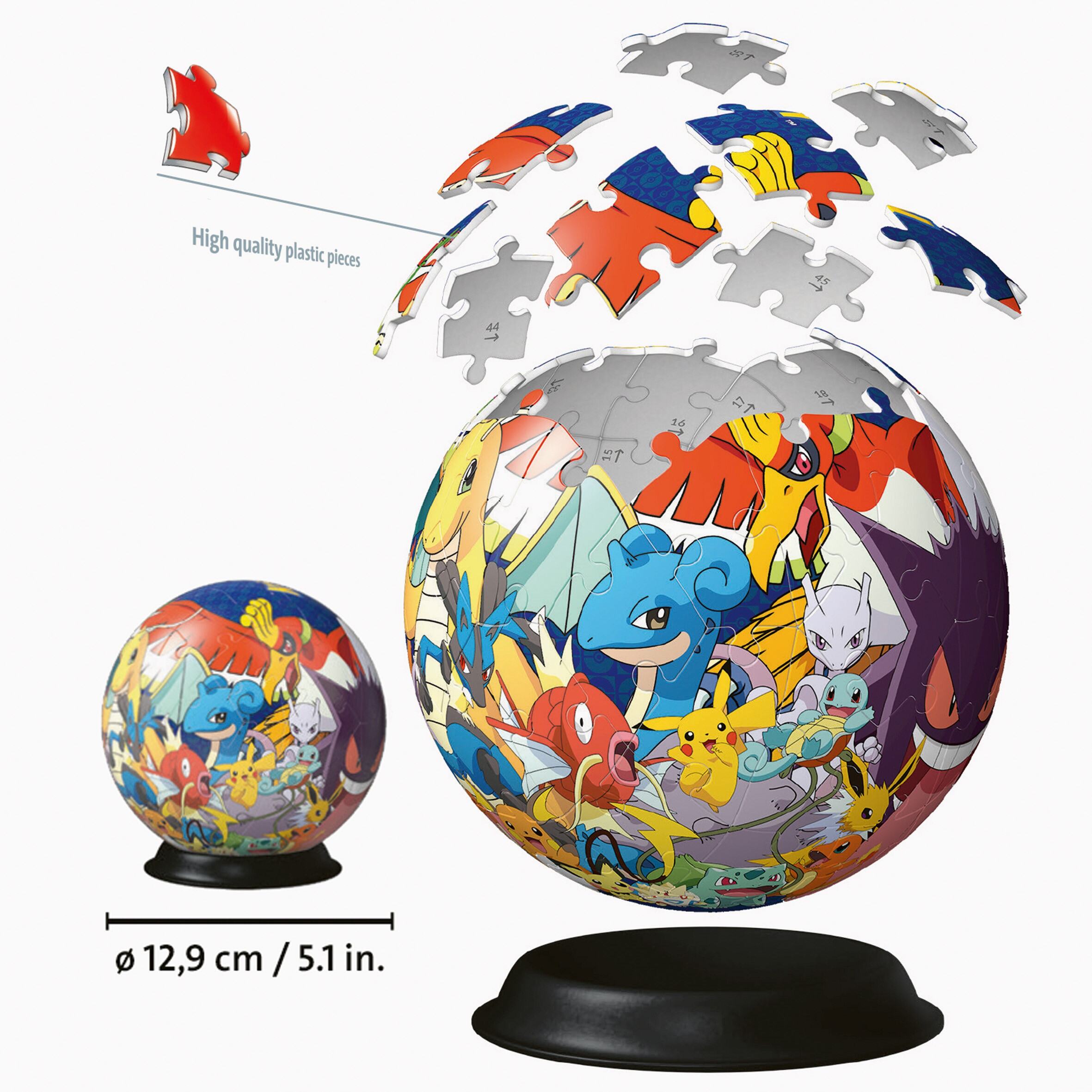 Ravensburger Pokemon 3D Ball 72 Piece Jigsaw Puzzle