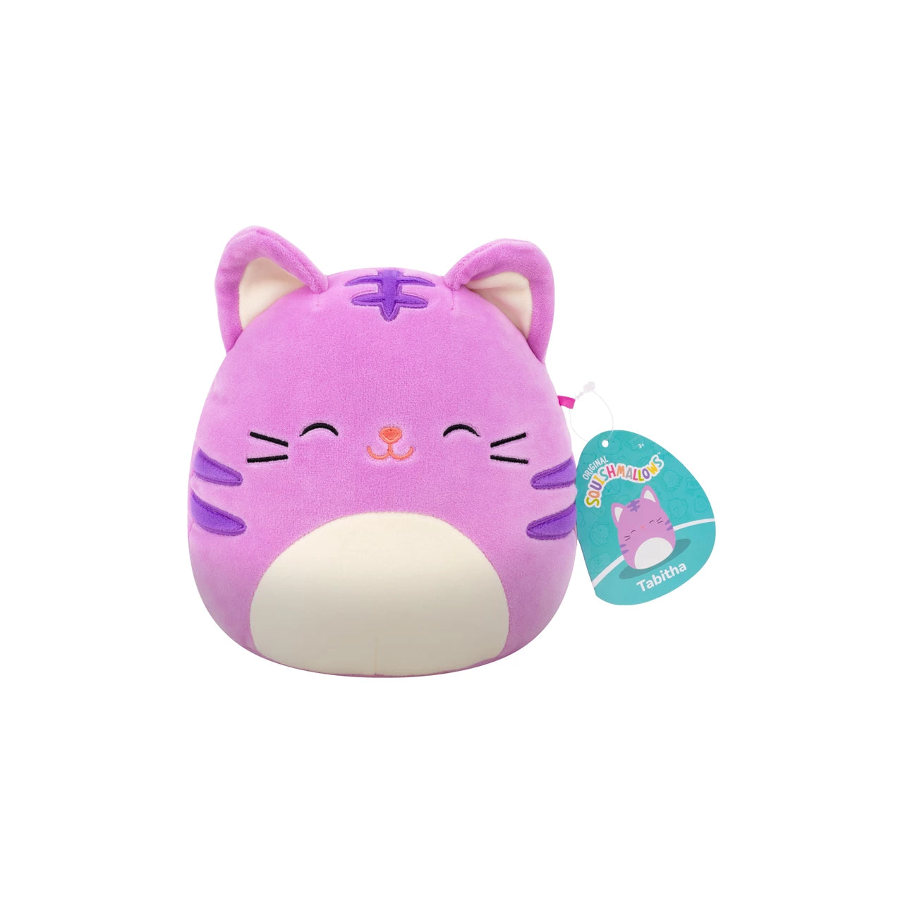 7.5 Squishmallows Tabitha - Purple Tabby Cat