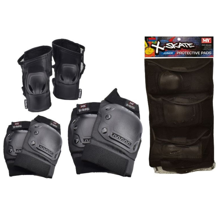 Kids Skate Protection Pad Set Black Size Small