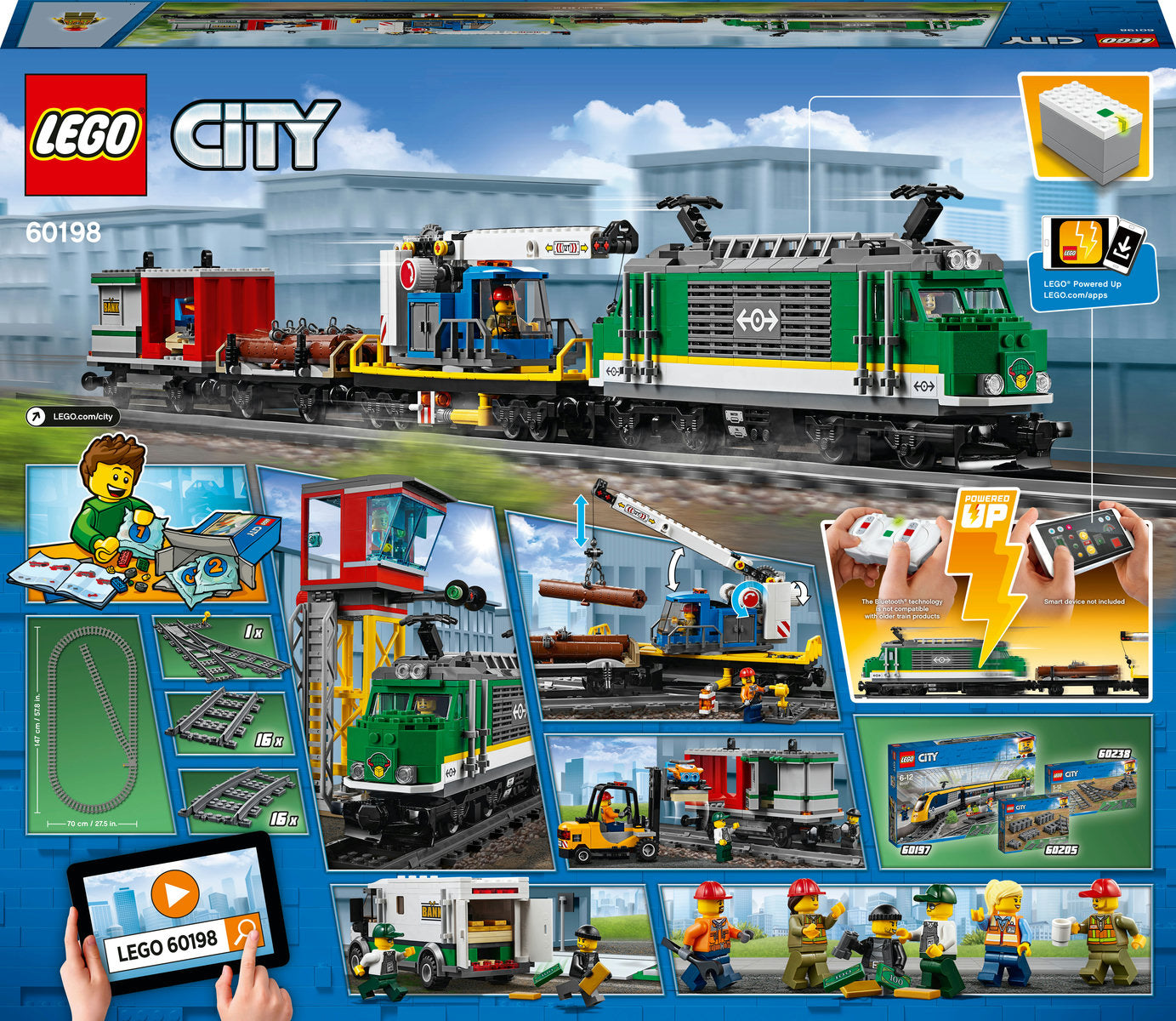 LEGO City Cargo Train 60198
