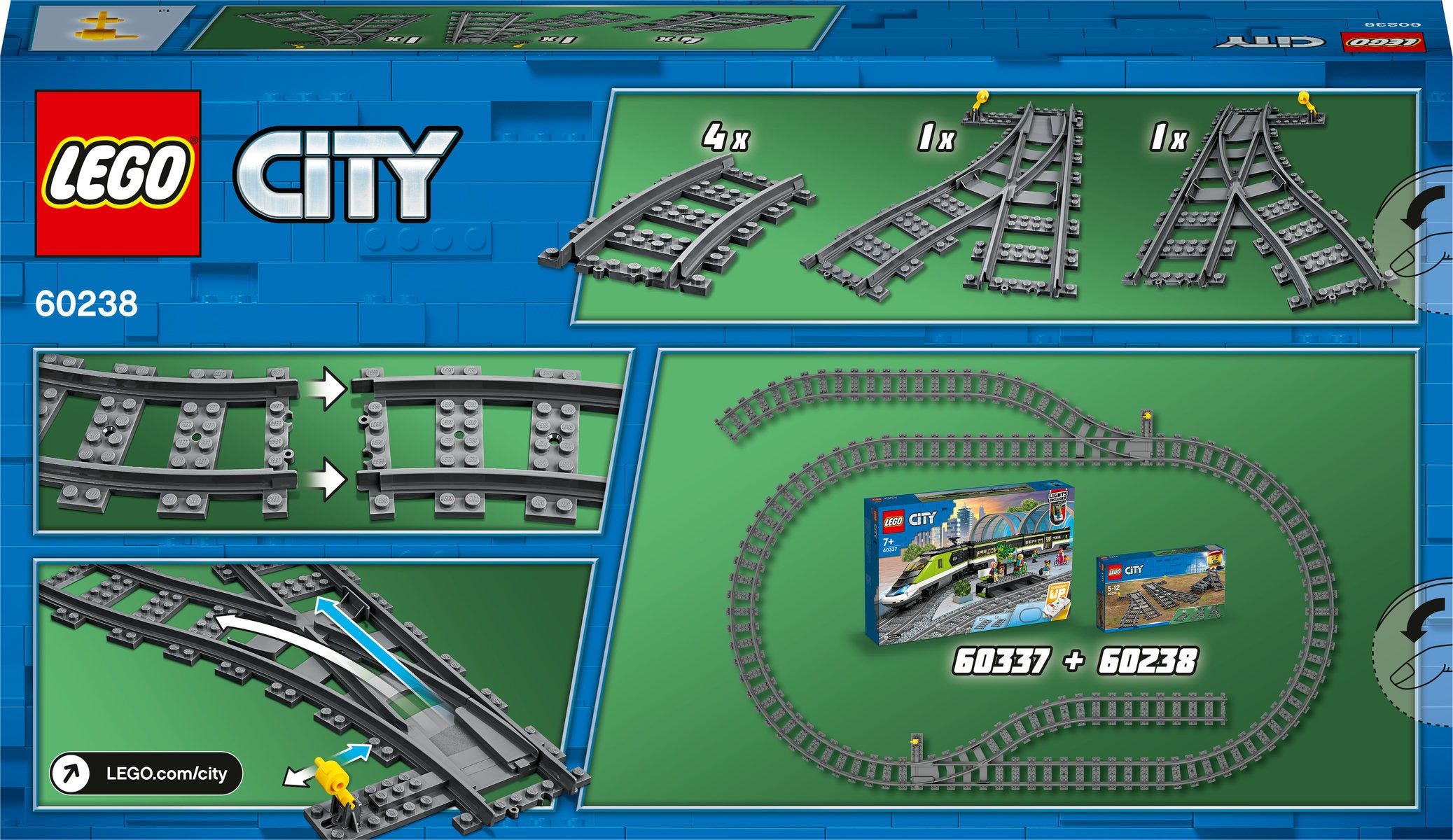 LEGO City Switch Tracks 60238