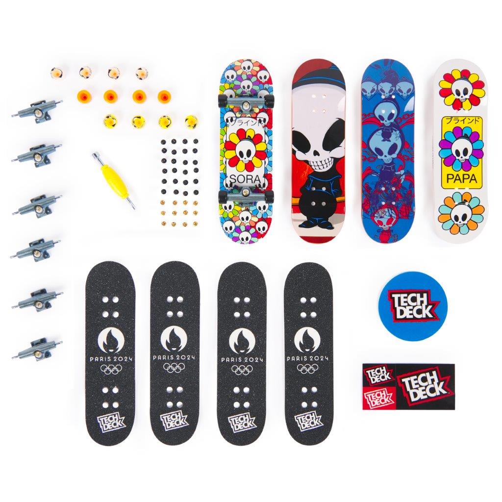 Tech Deck 4 Pack Asst