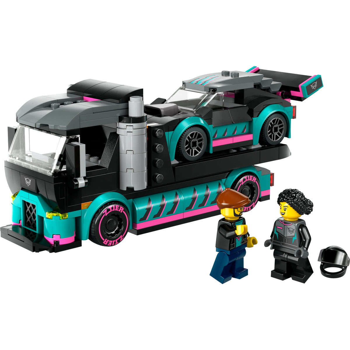 LEGO City Race Car and Car Carrier Truck 60406