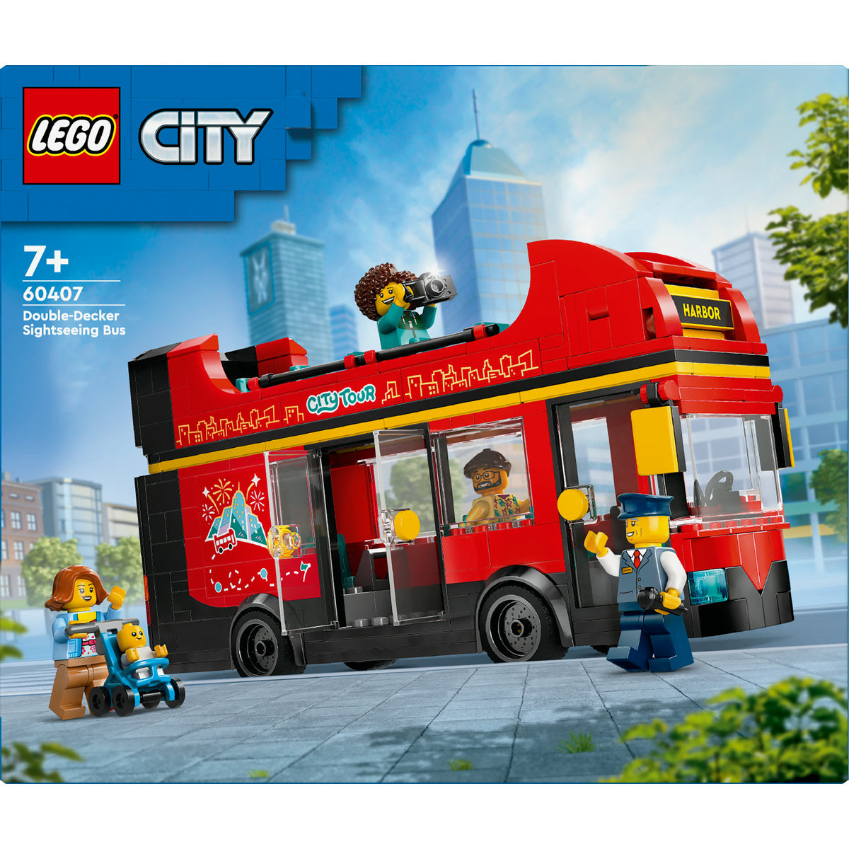 LEGO City Red Double-Decker Sightseeing Bus 60407
