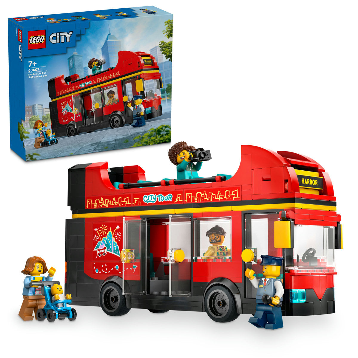 LEGO City Red Double-Decker Sightseeing Bus 60407