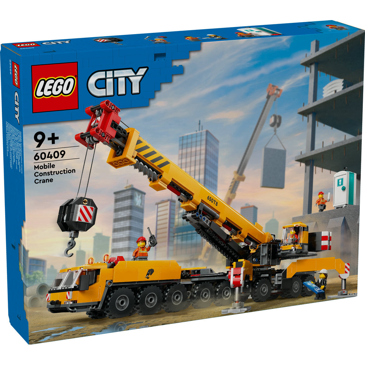 LEGO City Yellow Mobile Construction Crane Toy 60409