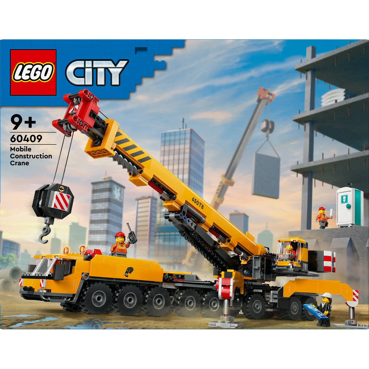 LEGO City Yellow Mobile Construction Crane Toy 60409