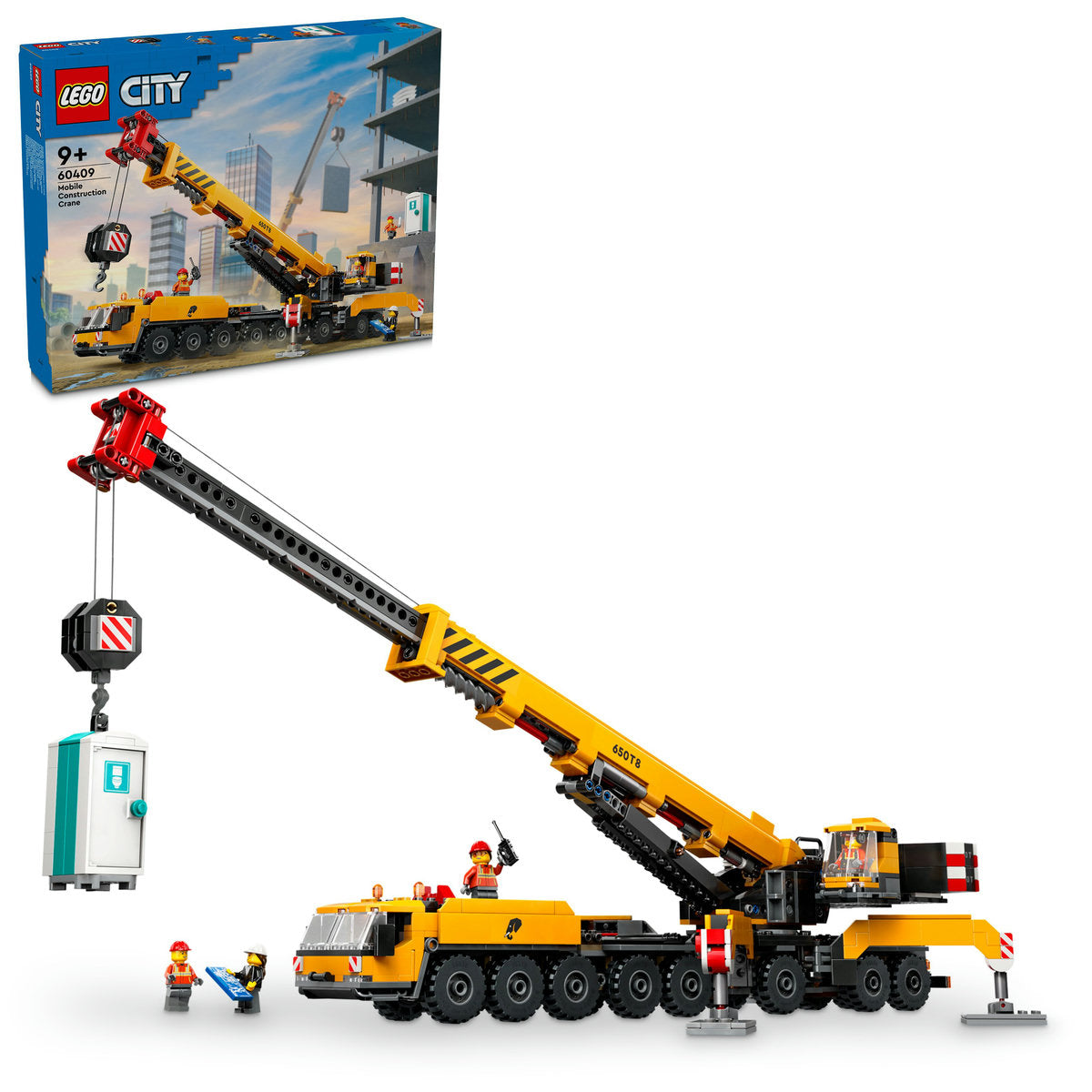 LEGO City Yellow Mobile Construction Crane Toy 60409