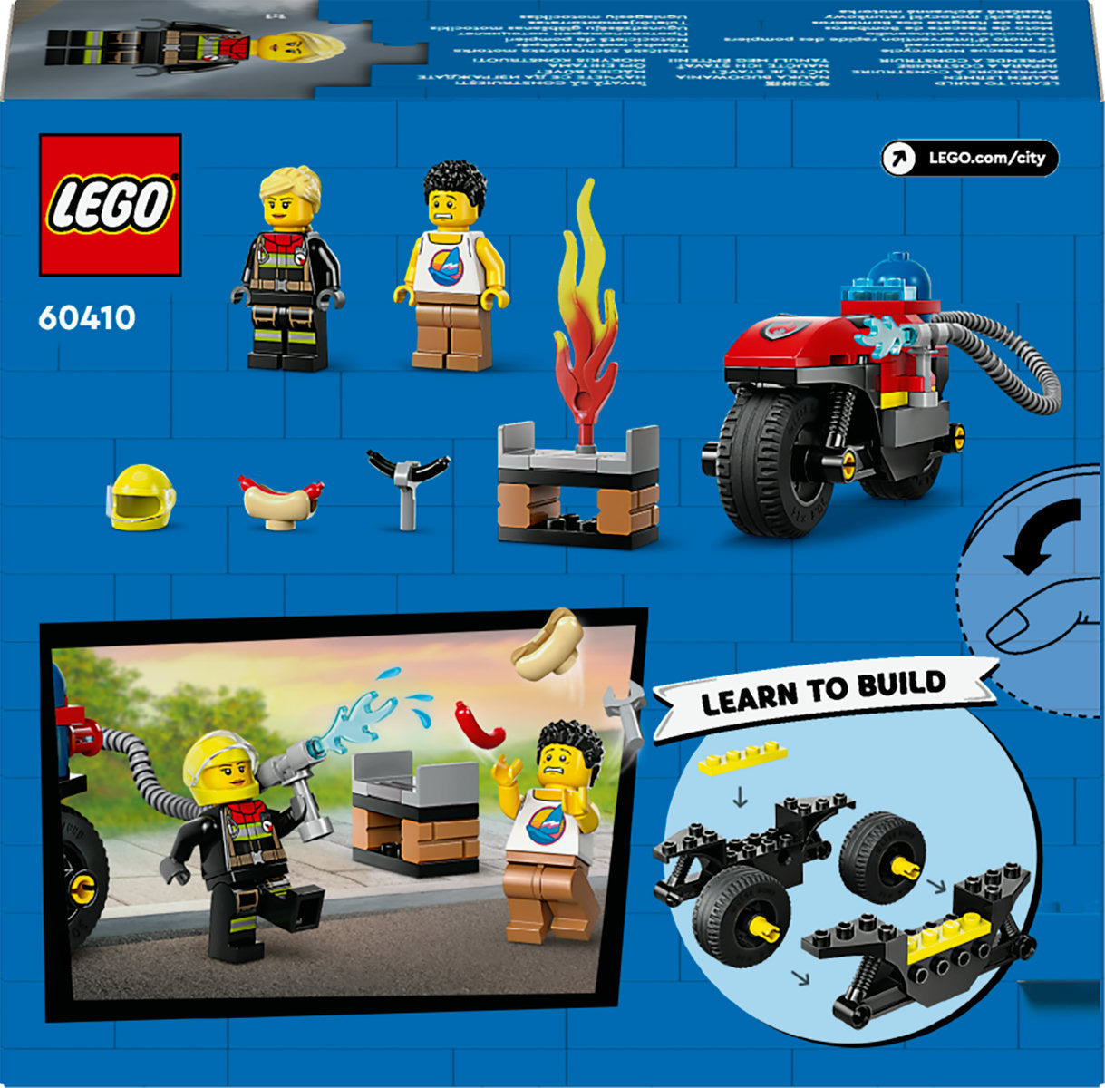 LEGO City Fire Rescue Motorcycle 60410
