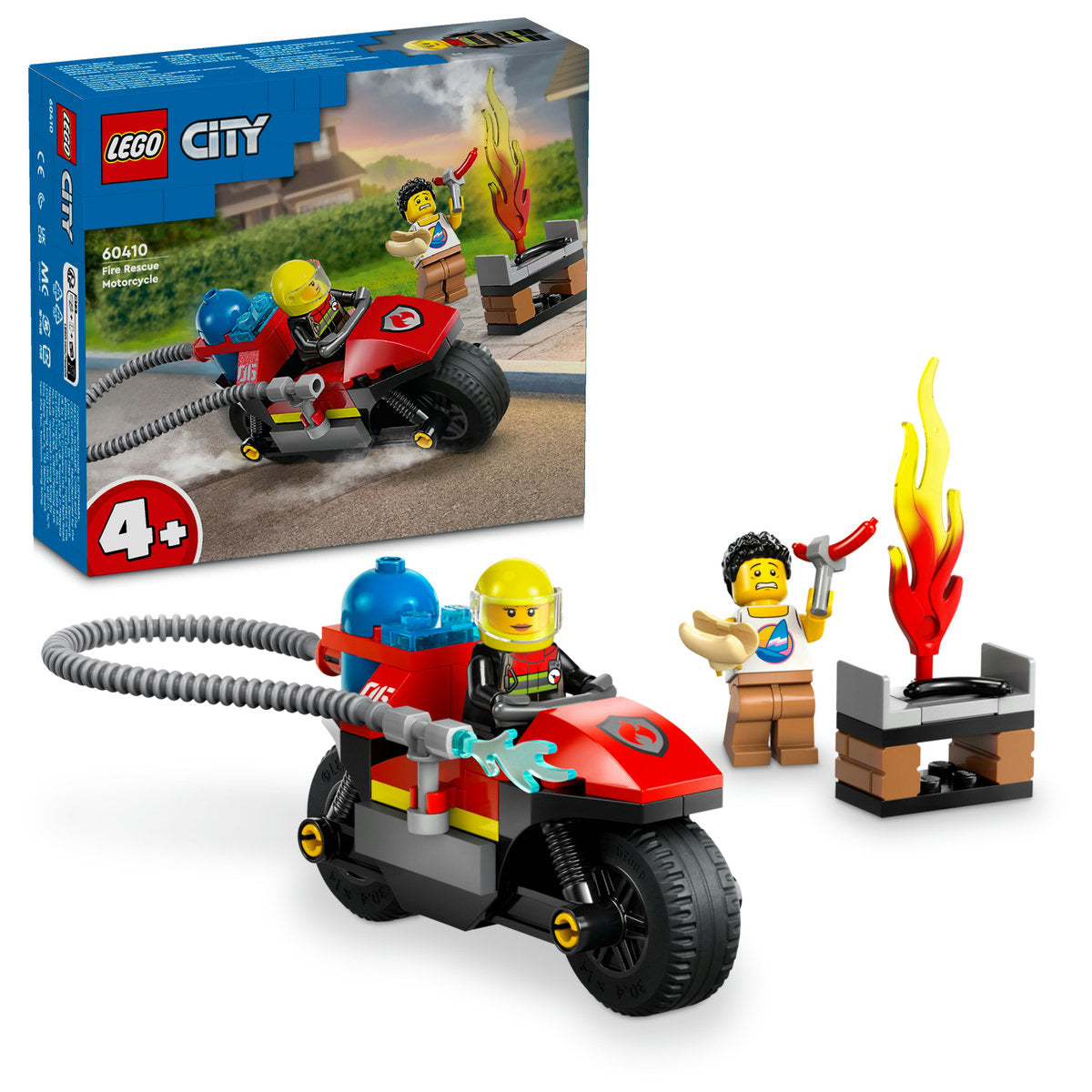 LEGO City Fire Rescue Motorcycle 60410