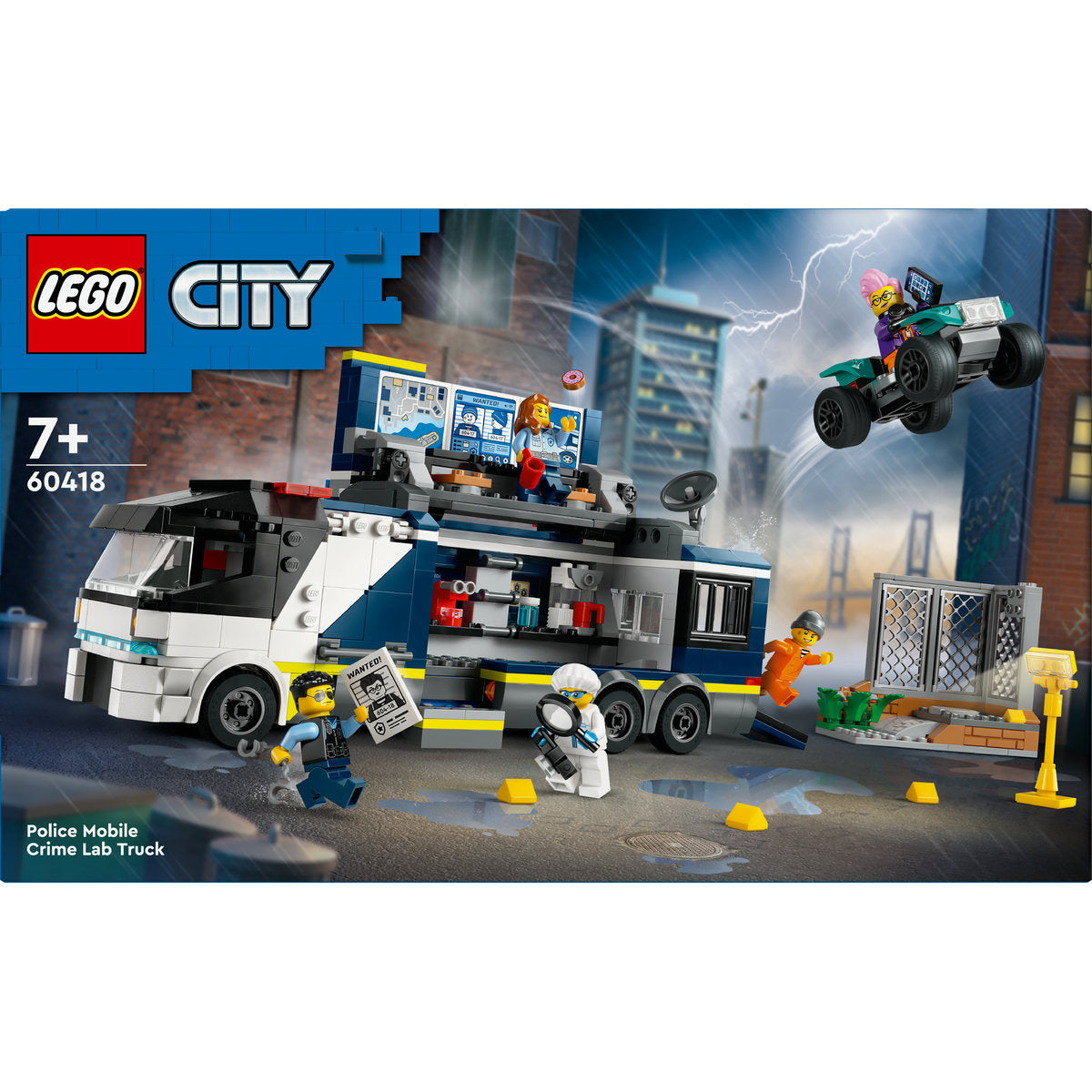 LEGO City Police Mobile Crime Lab Truck Toy 60418