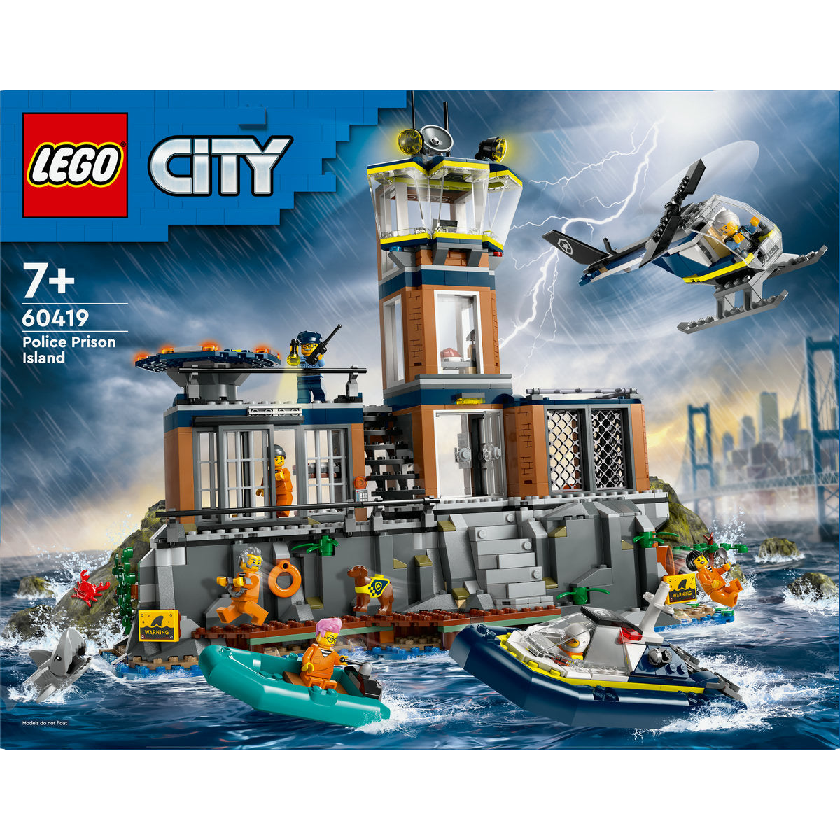 LEGO City Police Prison Island Building Toy 60419