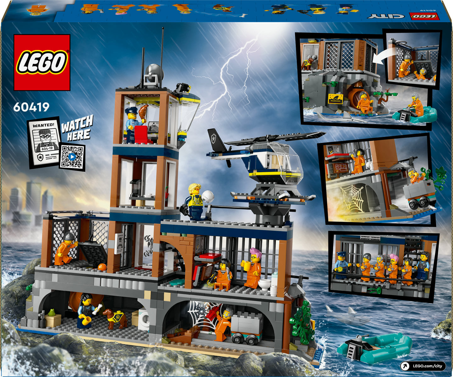 LEGO City Police Prison Island Building Toy 60419